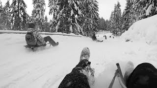 Oslo Travel Guide Downhill sledding at Korketrekkeren [upl. by Lytsirhc]