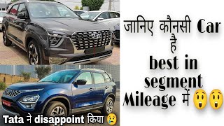 hyundai alcazar vs tata safari  Best in Segment mileage test [upl. by Pam]