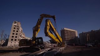 Introducing the Cat® 352 UHD Demolition Excavator [upl. by Martelle73]