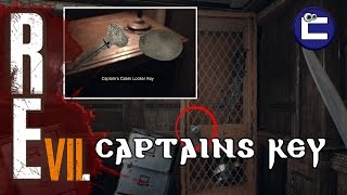 RESIDENT EVIL 7  CAPTAINS LOCKER KEY LOCATION [upl. by Nika536]