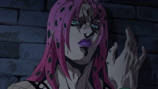 Diavolos reveal in episode 33 HD  Diavolo kills Polnareff [upl. by Igiul800]