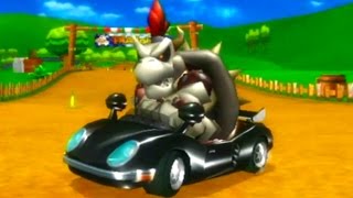 Mario Kart Wii  Mirror Mushroom Cup Grand Prix Dry Bowser Gameplay [upl. by Eillor]