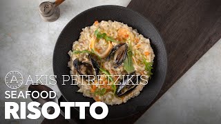 Seafood Risotto  Akis Petretzikis [upl. by Hyo]