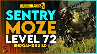 MY NEW BEST LEVEL 72 IRON BEAR MOZE BUILD  SENTRY MOZE PLUS SAVE FILE  BORDERLANDS 3 [upl. by Roshelle]