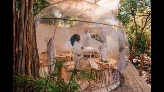 INCREDIBLE BUBBLE HOTEL KENYA Rock amp Sea Ecolodge Watamu [upl. by Netram998]