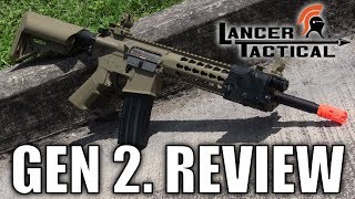 Lancer Tactical Gen 2 Keymod M4 Review LT19  Airsoft GI [upl. by Anah]