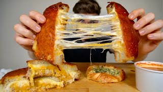 Eating the BEST GRILLED CHEESE Mukbang  some Pastries [upl. by Delano]