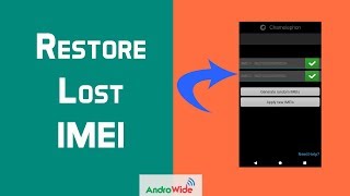 Restore Lost IMEI on Android  Hindi [upl. by Erolyat]