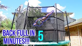 How To Do a BACK FULL on a Trampoline [upl. by Joashus575]