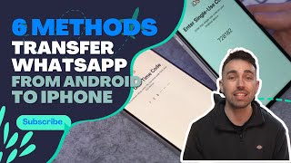 6 Methods to Transfer WhatsApp from Android to iPhone [upl. by Bryan91]