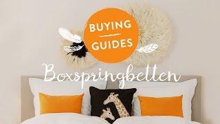 Wie findet man das perfekte Boxspringbett  WESTWING Buying Guide [upl. by Inglebert]