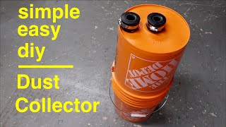 How to Make ● Simple Cyclone Dust Collector [upl. by Chelsie]