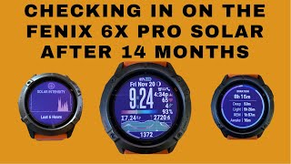 Garmin Fenix 6X Pro Solar After 14 Months [upl. by Nnylekoorb328]