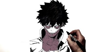 How to Draw Dabi I Step by Step  My Hero Academia [upl. by Madlen587]