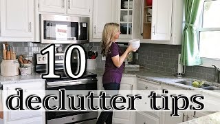 10 Clever Ways to Declutter Your Home  Decluttering and Organizing [upl. by Ronoc]