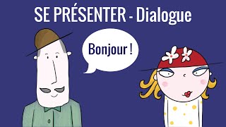 Se présenter en français fle dialogue niveau A1 débutant – communication 1bis [upl. by Repsihw]