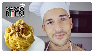 Real Spaghetti CARBONARA with NO cream  Inevitaly [upl. by Jaynell]