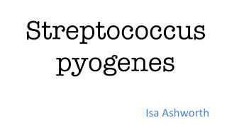 Streptococcus pyogenes  Microbiology for Medical Students [upl. by Vidal]