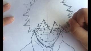 How to draw Dabi My Hero Academia [upl. by Madriene]