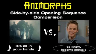 Animorphs Title Sequence Comparison [upl. by Baram]