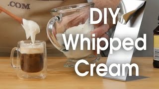 DIY whipped cream in 60 seconds [upl. by Mariejeanne899]