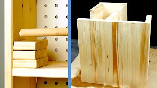 Top 10 Videos – Unbelievably Simple DIY Wood Projects [upl. by Kassey]