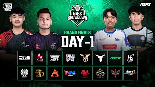 PUBG Mobile NEPX Showdown  Grand Finals Day 1 [upl. by Lohner386]