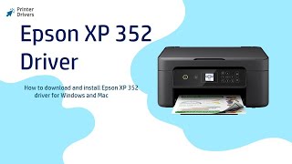 Epson XP 352 Driver  Epson connect utility  Epson XP 352 Software [upl. by Lseil]