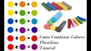 Como combinar colores con plastilina [upl. by Philbin854]