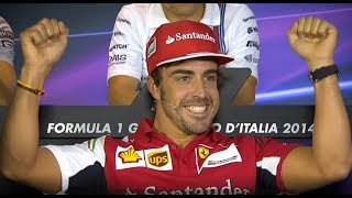 Fernando Alonso being the funniest f1 Legend for 5 minutes straight [upl. by Naeloj469]