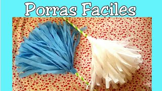 Diy porras con papel crepe [upl. by Buyers]