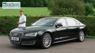 Audi A8 saloon 20102017 review  Carbuyer  Mat Watson [upl. by Ellener]