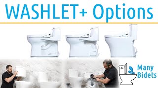 How to Choose a WASHLET Bidet Toilet  Comparison  how are they different [upl. by Laenej533]