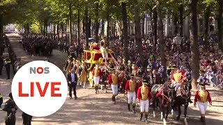 LIVE Prinsjesdag de rijtoer en de Troonrede [upl. by Enael900]