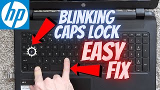 Hp Laptop No Display Caps Lock Blinking FIXED BIOS Recovery Reinstall with USB [upl. by Mylan]