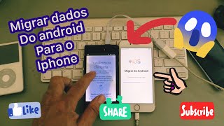 COMO TRANSFERIR DADOS DO ANDROID PARA O IPHONE  MOVE TO IOS  DO ANDROID PARA O IOS  APPLE SUPORTE [upl. by Merari215]