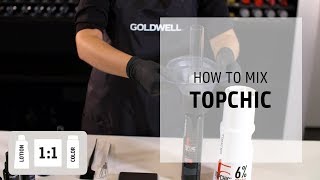 How to mix Topchic Hair Color  How to Mix  Goldwell Education Plus [upl. by Kone]