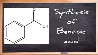 Synthesis of Benzoic acid [upl. by Uhthna]