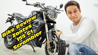 Bike Review  Zontes 155 G1 Scrambler [upl. by Bixby]