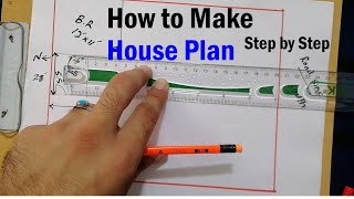 How to Make a House Plan Step by Step [upl. by Ijat]