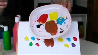 Cómo hacer color marrón Nuevo canal Pintar con Marta [upl. by Yatnahc]