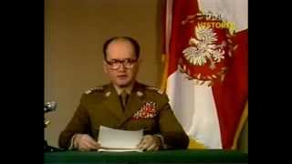 Ogłoszenie Stanu Wojennego  Wojciech Jaruzelski 13121981 [upl. by Sirod]