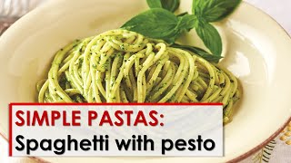 Spaghetti with Basil Pistachio Pesto [upl. by Ylatan]