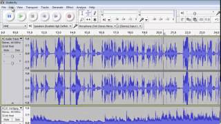 Audacity Basics OLDORIGINAL Recording Editing Mixing [upl. by Lynnette55]