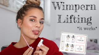 Wimpern Lifting ✨  Easy selbstgemacht  Wimpernwelle DIY  Sophie Breuer [upl. by Craddock667]