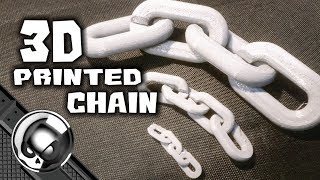 3D Printed Chain  how to make model chain [upl. by Ziagos]