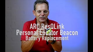 ARC ResQLink 406Link Personal Locator Beacon Battery Replacement [upl. by Anikes617]