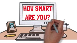 HOW SMART ARE YOU How to Calculate Intelligence Quotient What is an IQ score [upl. by Yemrej]