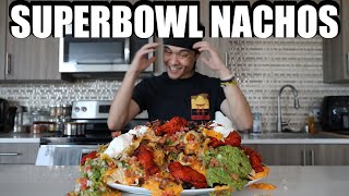 Ultimate Superbowl Nachos Challenge 10000 Cals [upl. by Avla]