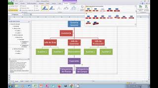 Insertar Organigramas en Microsoft Excel [upl. by Enyrat]